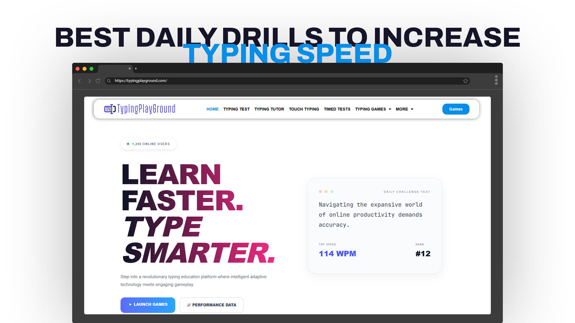 Best Daily Drills to Increase Typing Speed