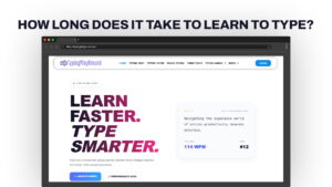 How Long Does It Take to Learn to Type?