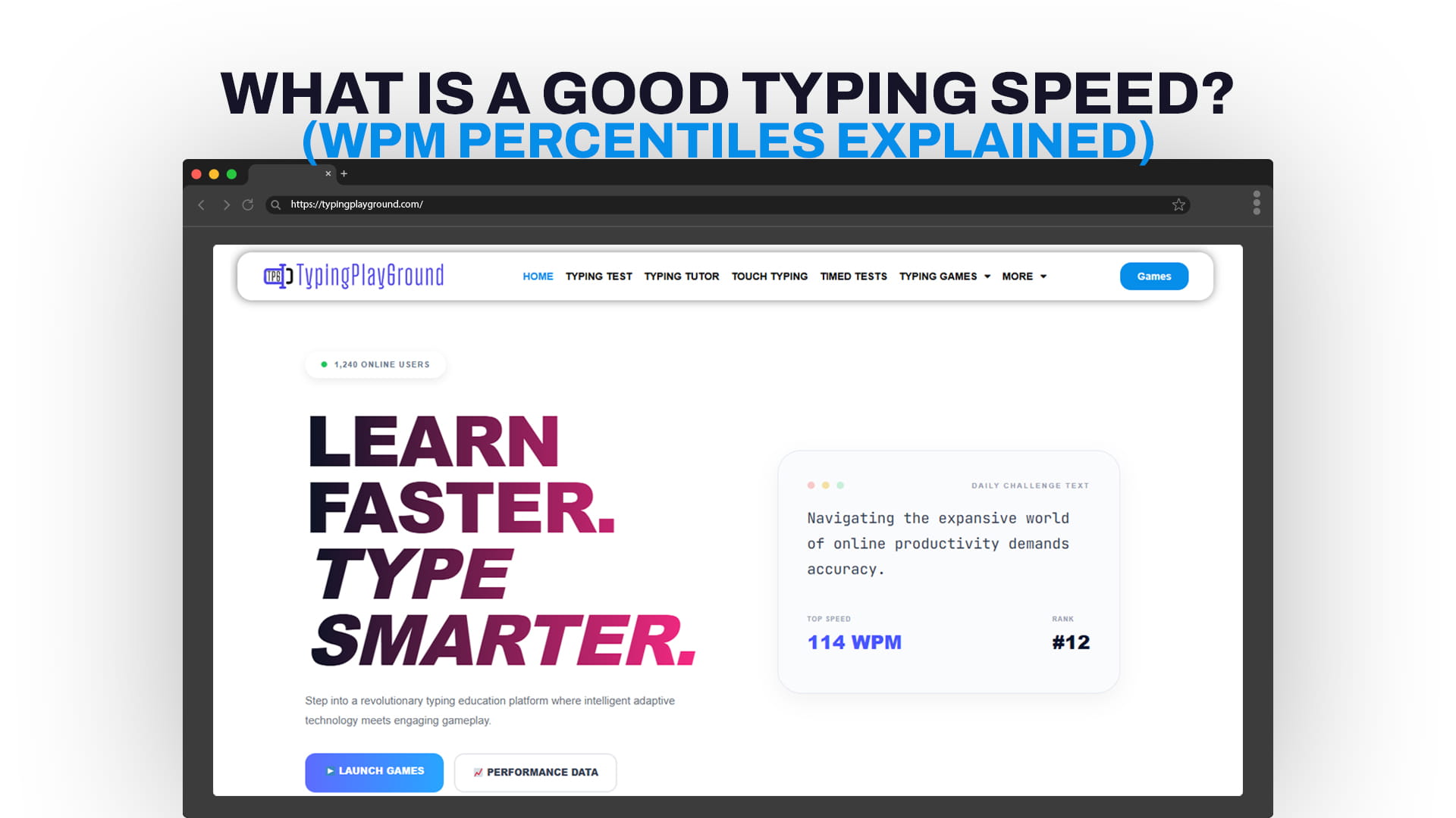 What Is a Good Typing Speed? (WPM Percentiles Explained)